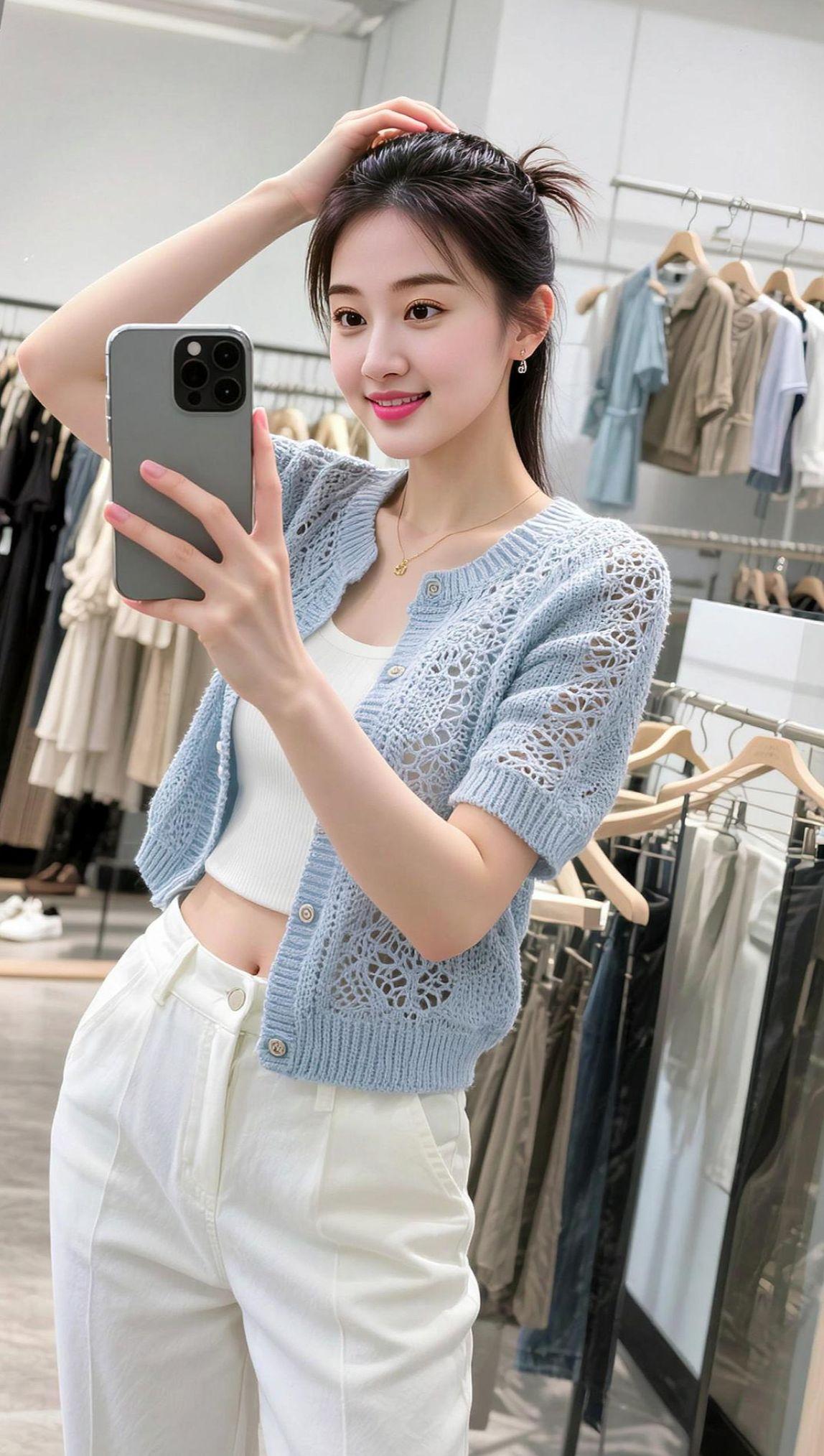 室内自拍风高颜值颜值