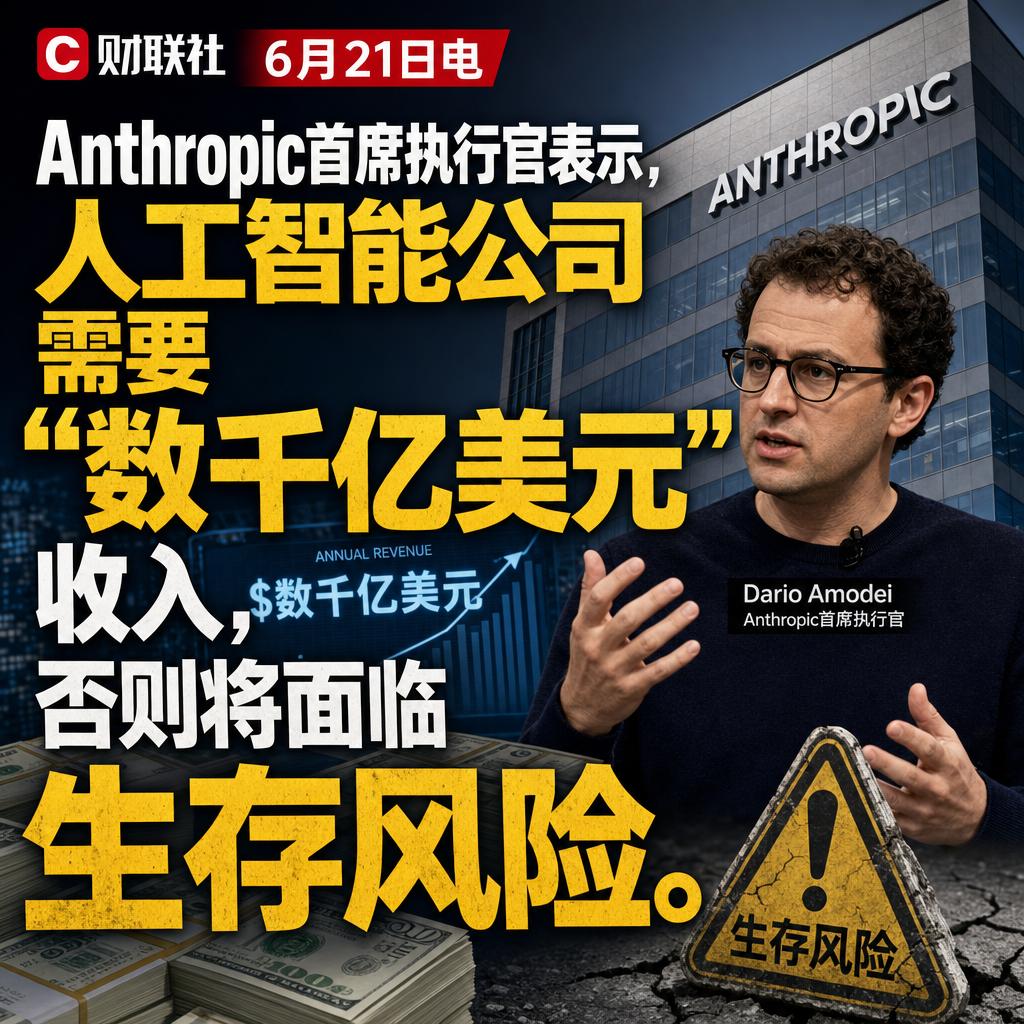 很多人觉得AI公司估值越高越值钱，钱多得花不完。但Anthropic的CEO最