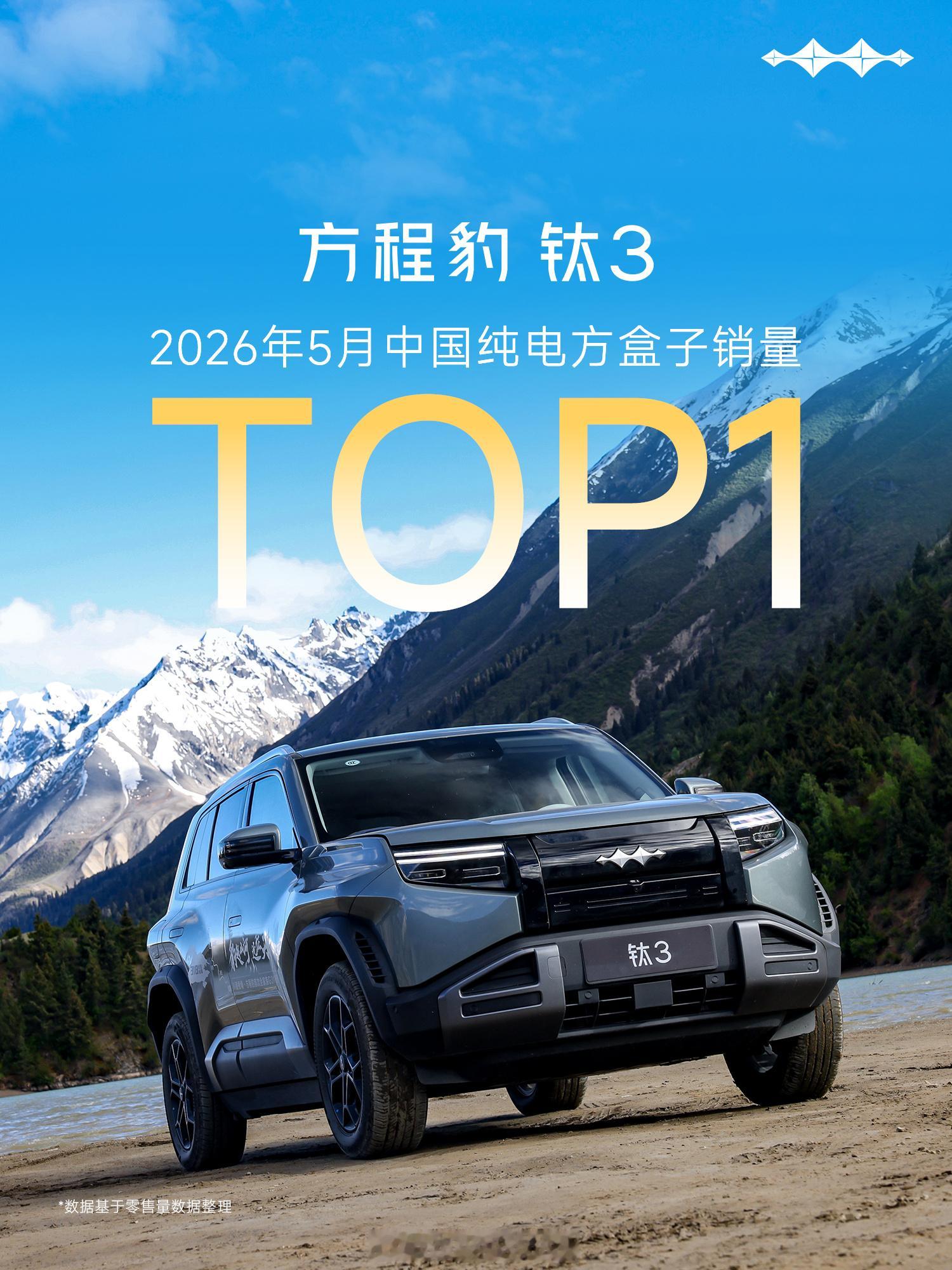 双料冠军？方程豹是真的在发力了，5月中国混动全品类销量TOP1，钛7销...