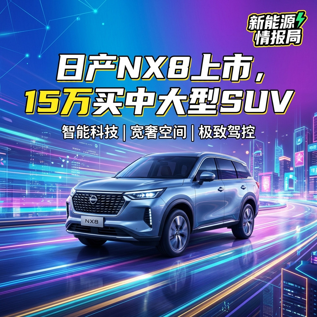 日产NX8这价格，理想L6沉默了。