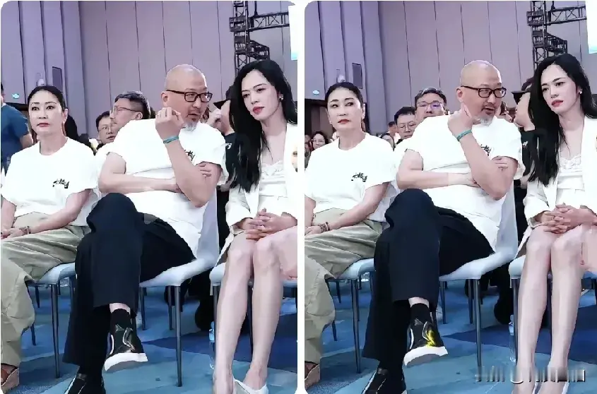活动现场明场面！管虎转头和姚晨热聊，梁静安静坐在一旁娱乐圈活动现场总是藏着不少有意思的名场面，最近一