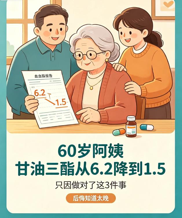 甘油三酯从6.2降到1.5，只因做对了这3件事，后悔知道太晚一、彻底戒掉“升