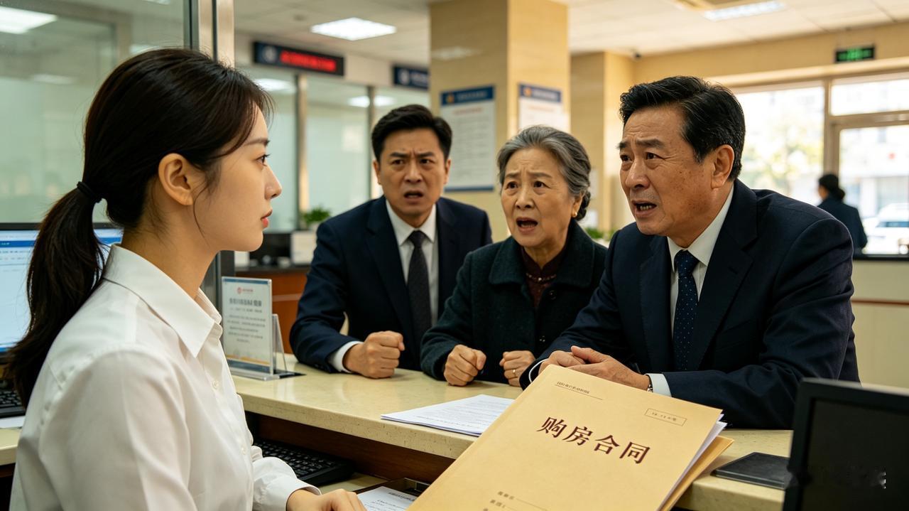 婚房签完字，老公背着我添上他爸名字，我冷笑不语，2天后银行转账现场，我当着他全家