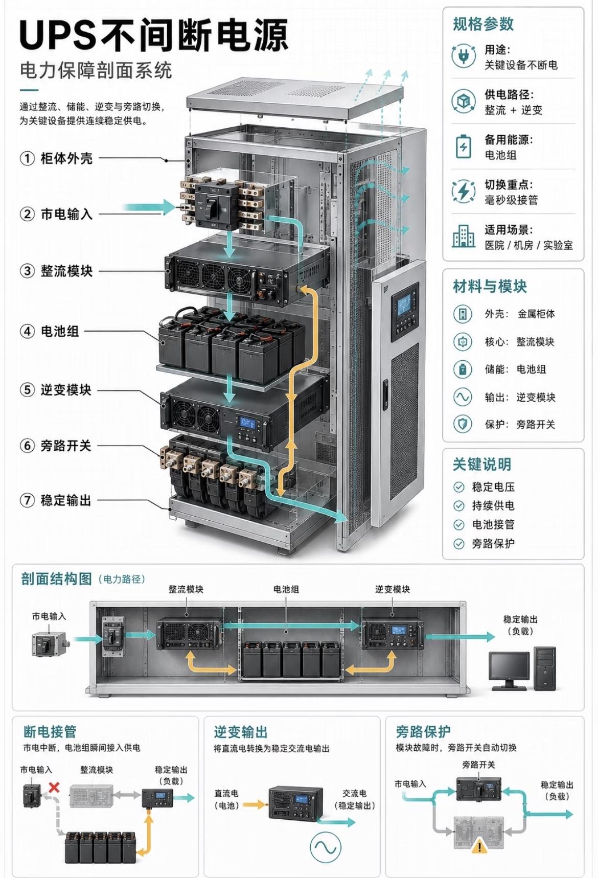 一张图看UPS不间断电源