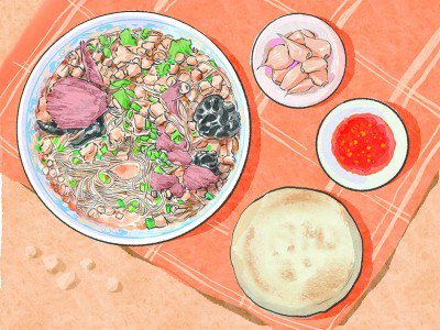 “咥一碗牛羊肉泡馍, 嘹咋咧! ”