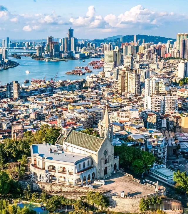 澳门只有这么大点！澳门特别行政区由澳门半岛和氹仔、路环二岛以及路氹城（路氹填海