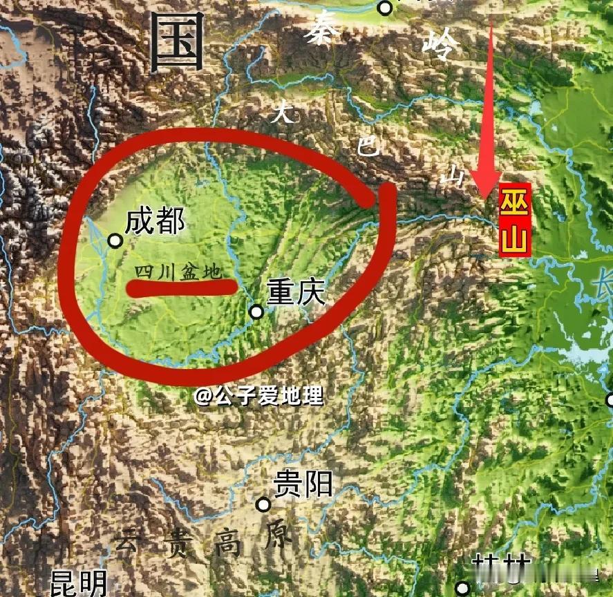 若长江没劈开那山，四川盆地会成巨型湖？夔门咋形成？若长江当初没能劈开巫山，今天