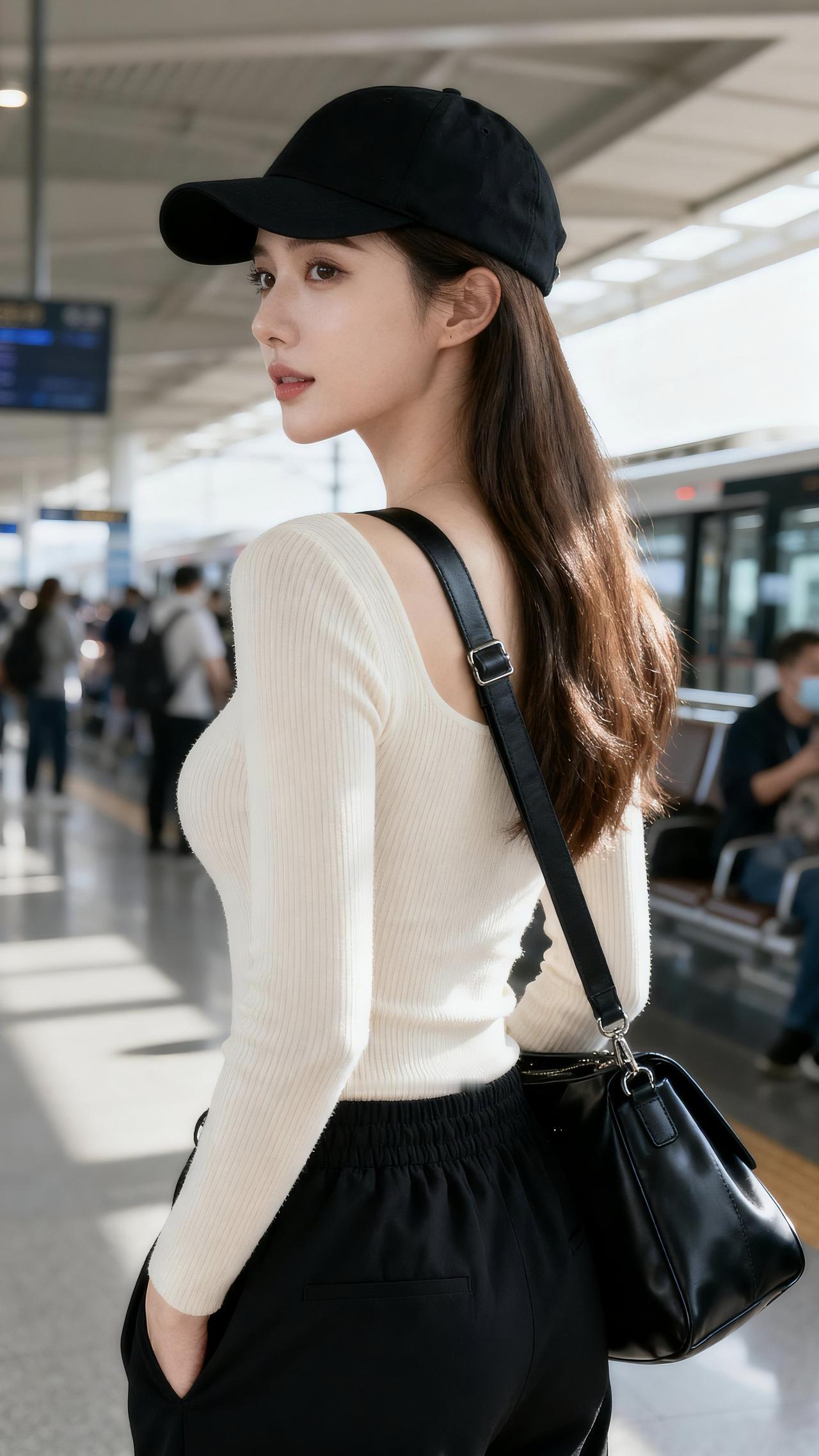 轻纱拂面，笑语盈盈。