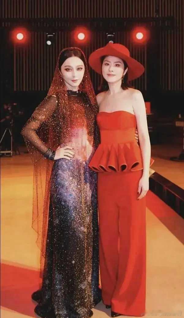 陈慧琳颜值真的被低估了吧，和范冰冰同框都不输