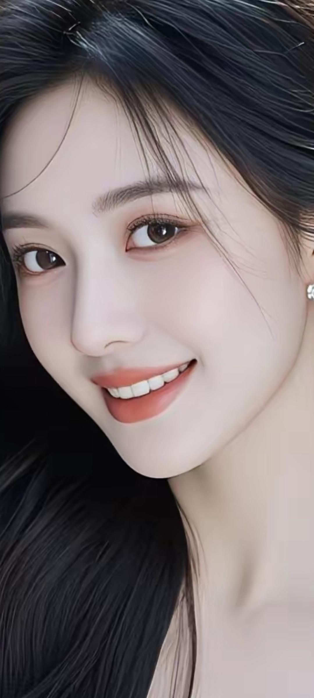 温柔甜美的微笑，散发着青春的气息！😊✨