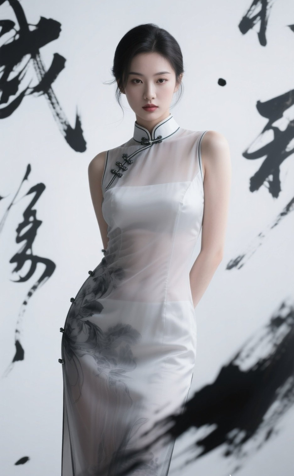 旗袍衬玉骨，气质胜天仙