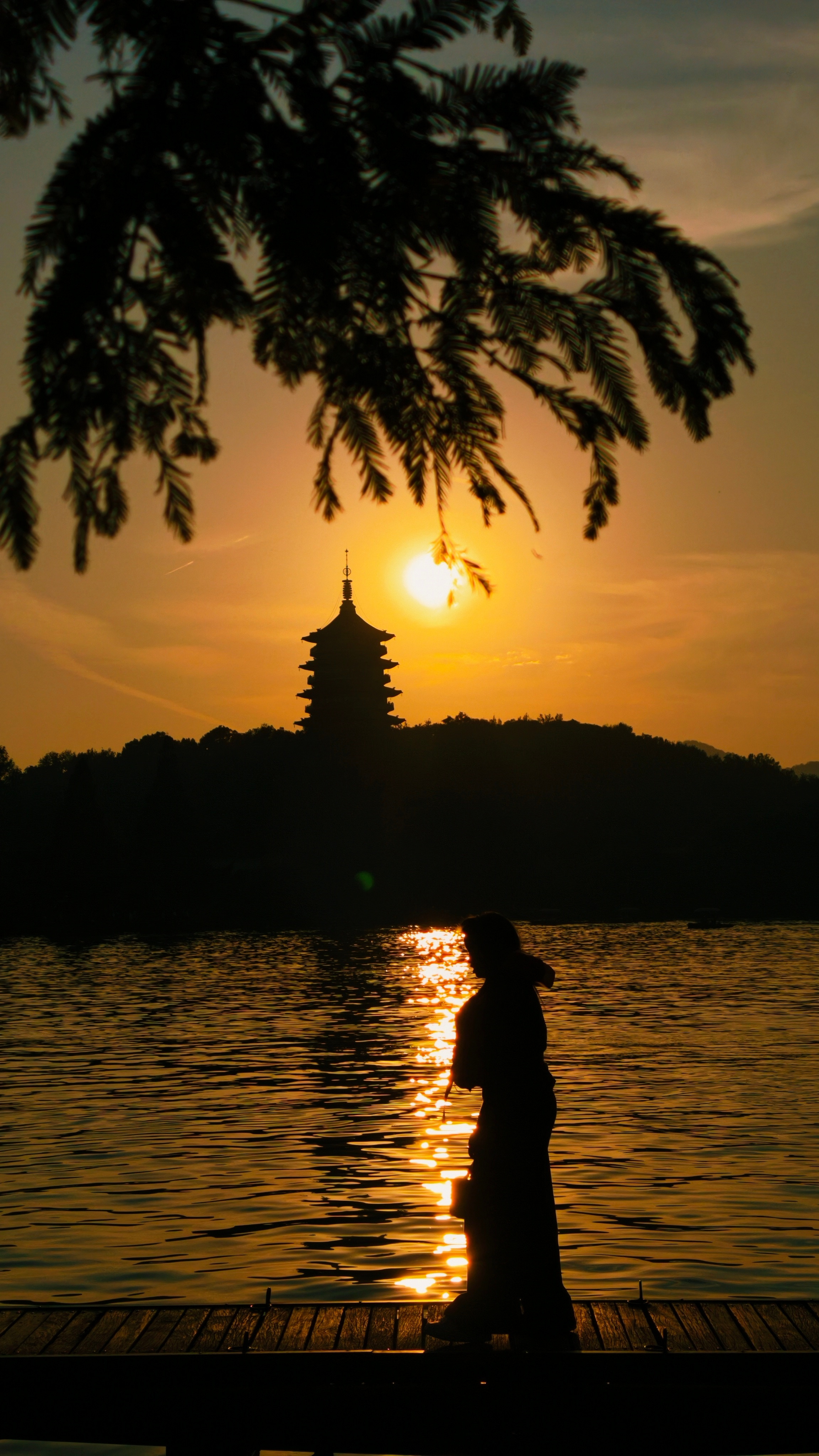 夕阳要晚一点才好看