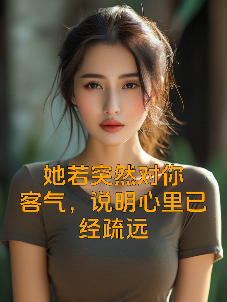 她若突然对你“客气”，说明心里已经疏远