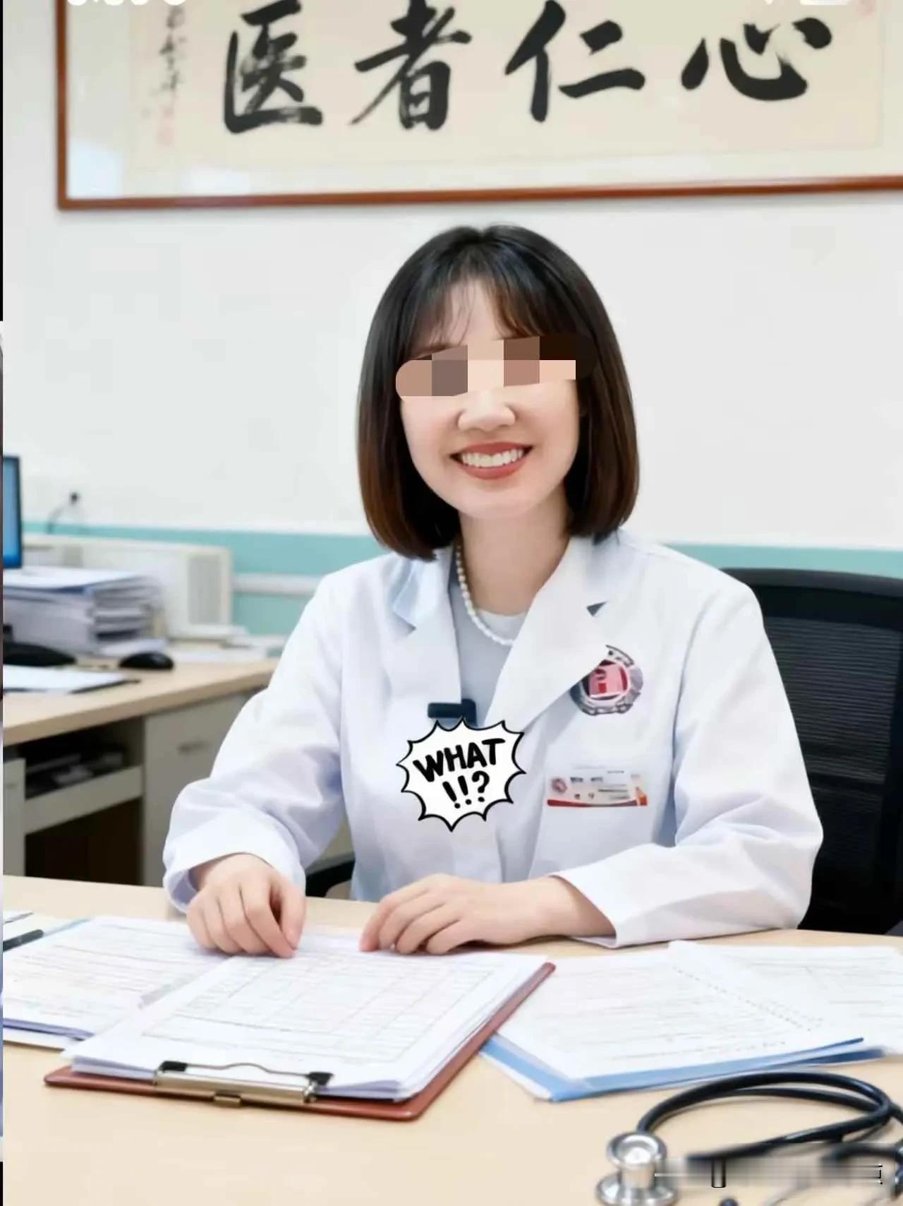 男生是为女生止血，女生帮男生疏通筋骨。身穿白大褂，医院本身就是救死扶伤的场所。