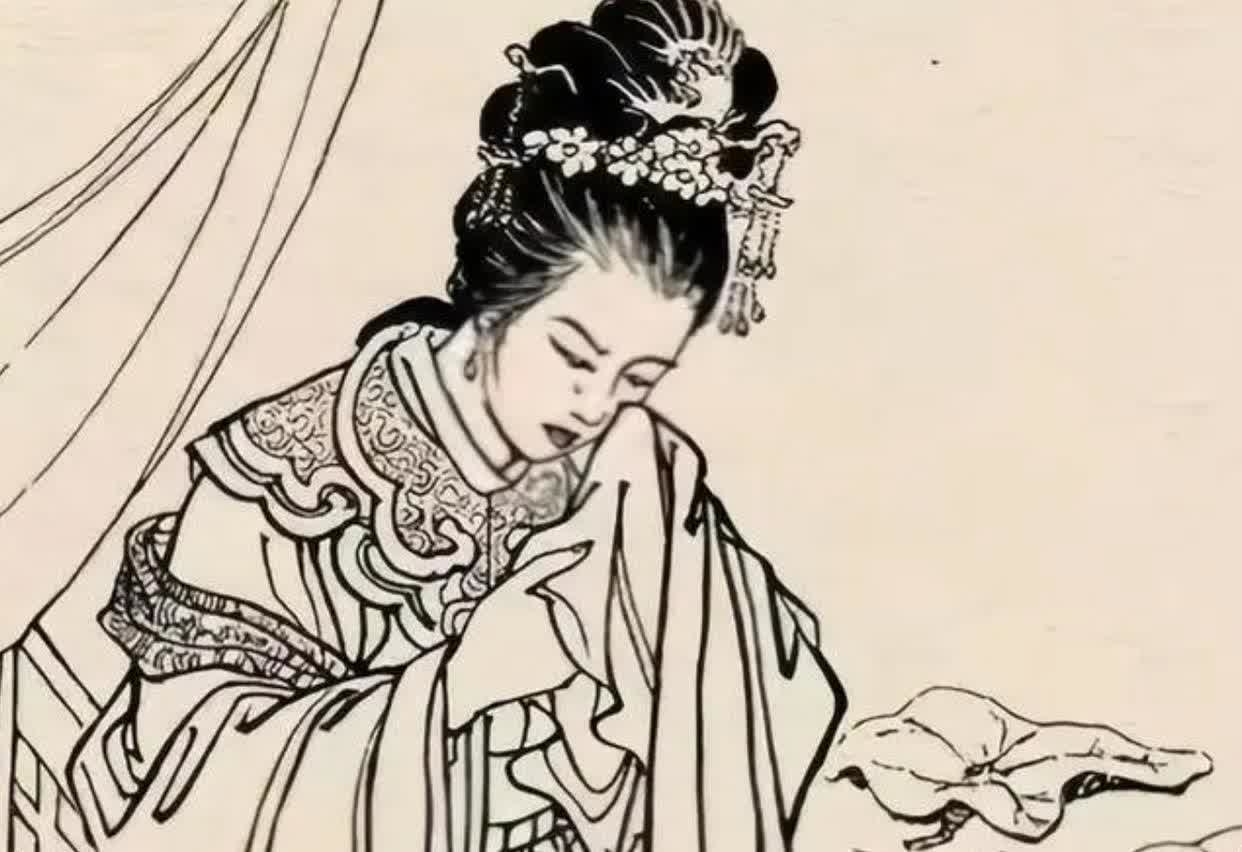 从前有个寡妇，施舍给了乞丐两块饼。不料乞丐第二天，竟把寡妇那死去丈夫的坟墓给挖开
