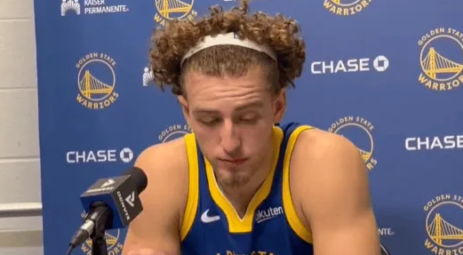 NBA杯小组赛，勇士109-108战胜马刺。赛后，布兰丁-波杰姆斯基接受了采访。