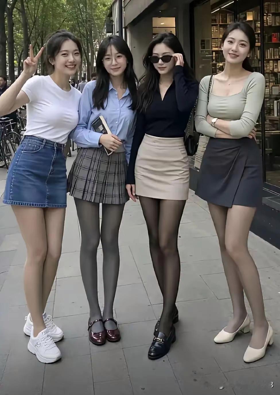 现实中，四位美女，哪个女子最适合当老婆？选一个！
