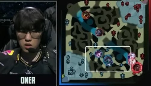 尴尬了AL五人开局蹲野区想抓Oner, 结果Oner在河道挂机看蒙多技能