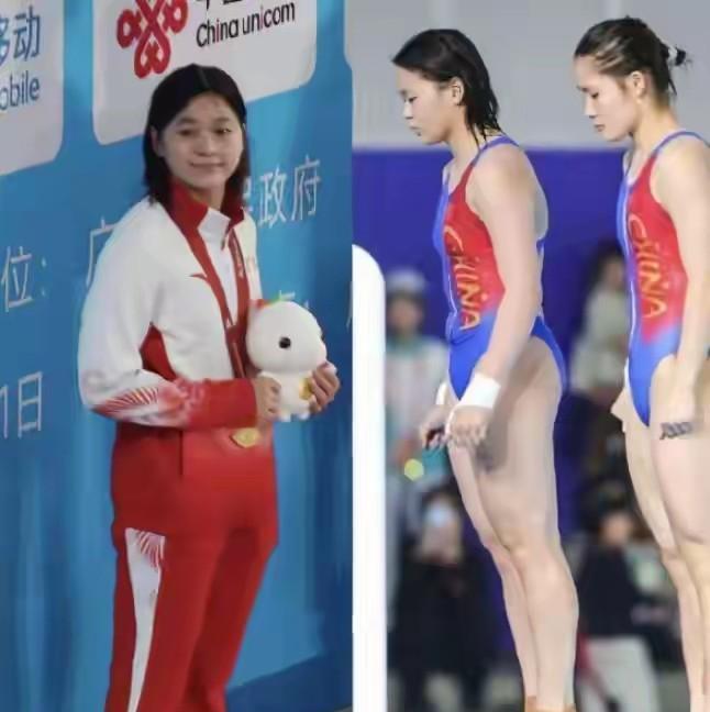 从天才少女到扛着身体打怪的战士，全红婵没靠热搜，靠的是水花压得比谁都小。发育期