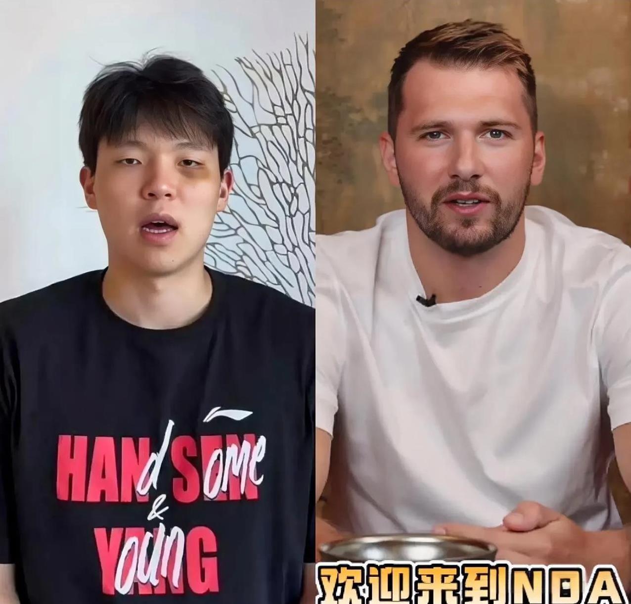 今天男篮最亮眼的，不是回学校的王俊杰，而是熊猫眼的杨瀚森，他更新社媒回应了