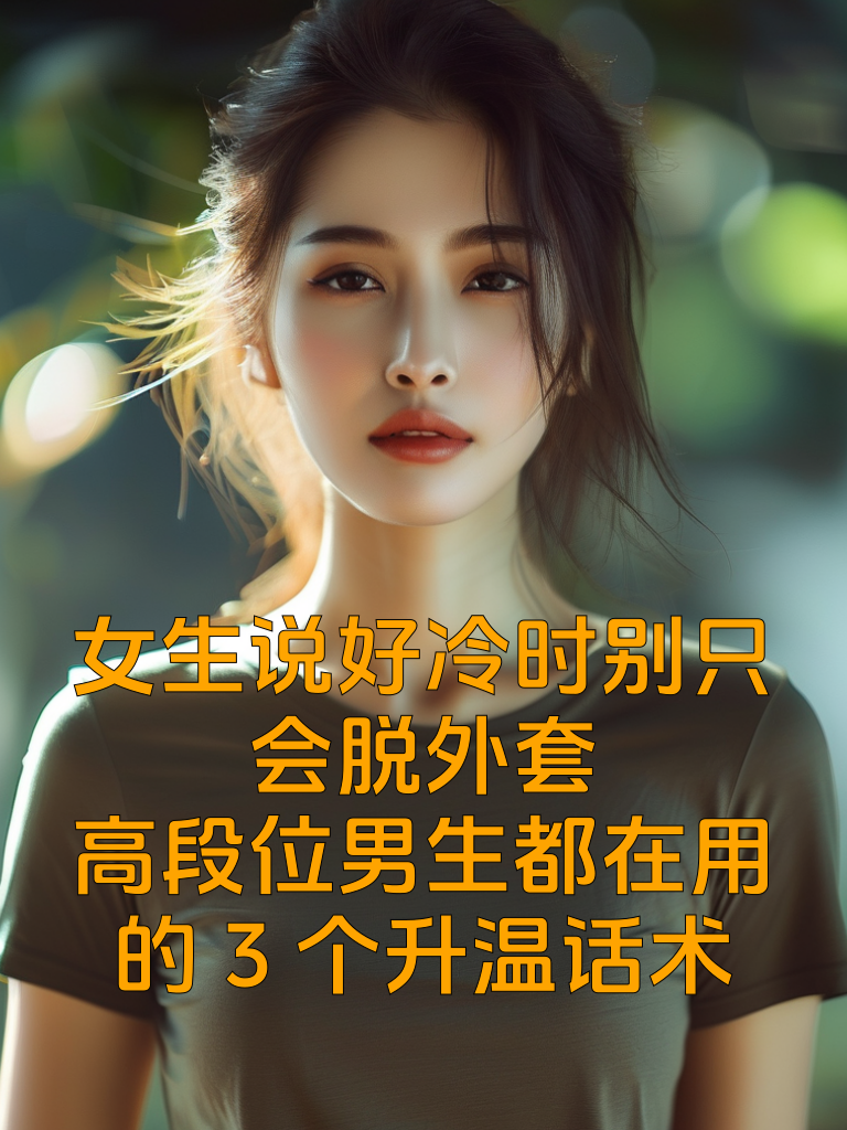 女生说'好冷'时别只会脱外套！高段位男生都在用的3个升温话术