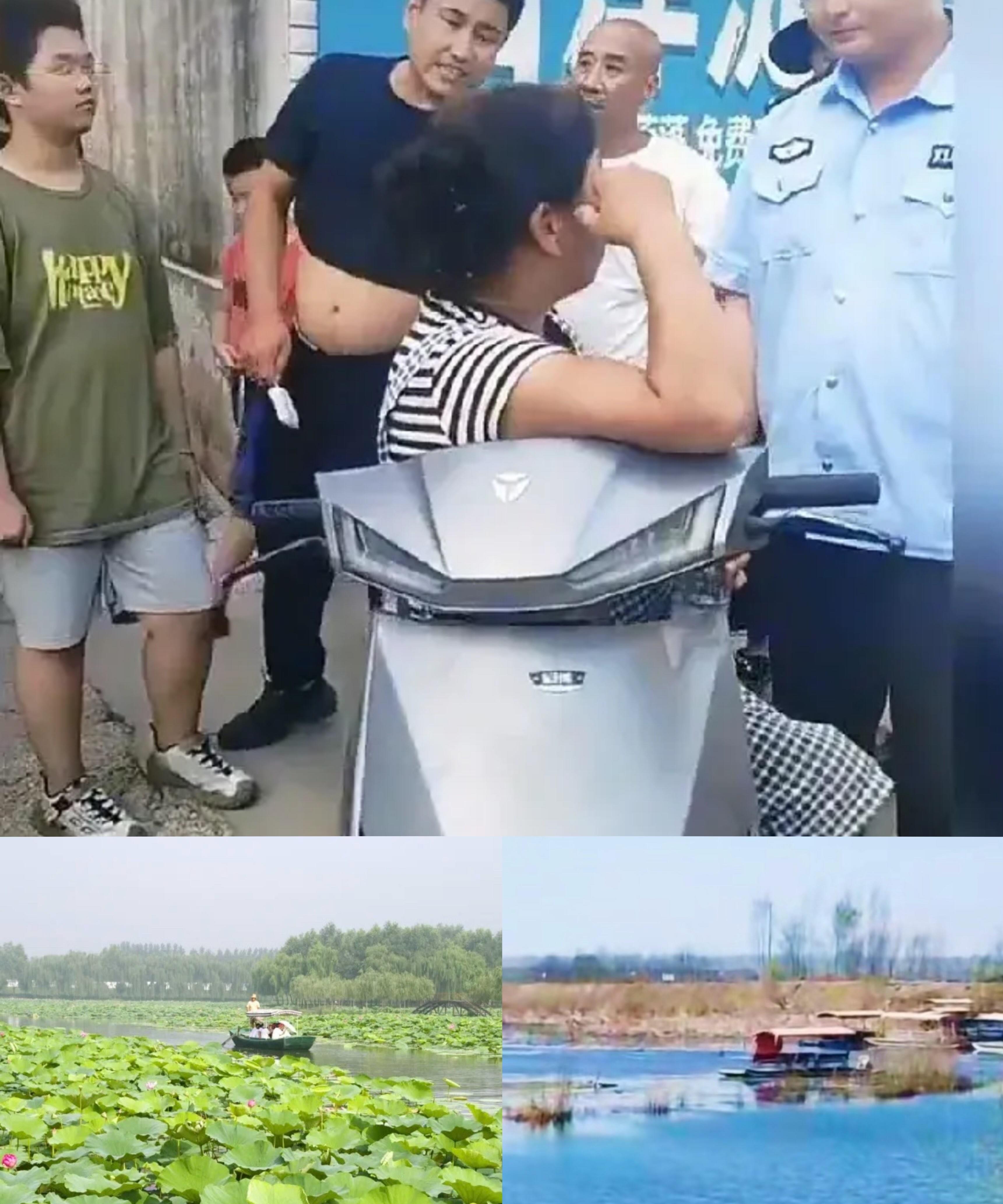 扎胎事件第7天，白洋淀杨孟庄码头继续停业中。周边商家已经坐不住了，昨天几家农家院