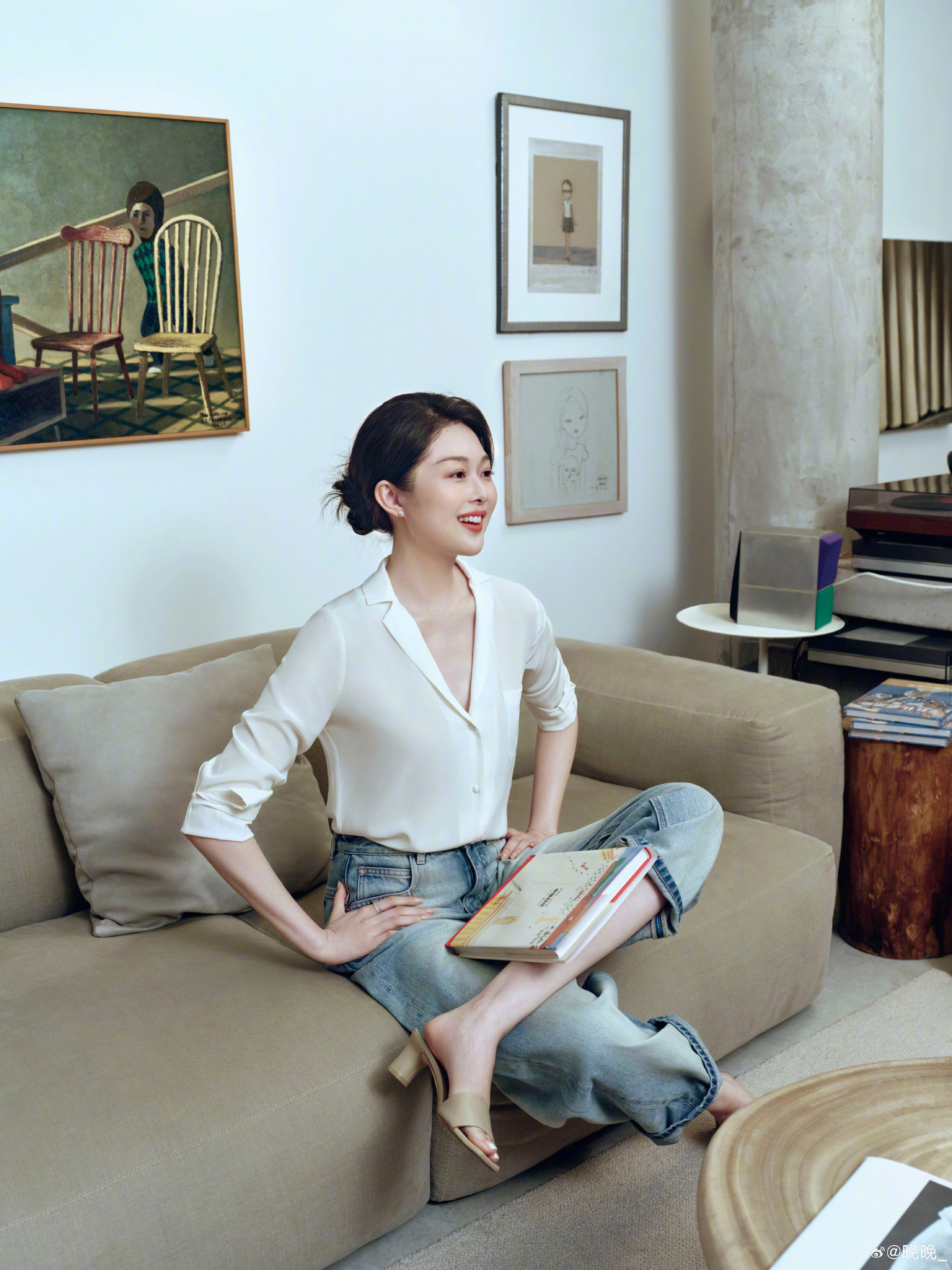晚晚要宣布的好消息不是怀孕，是要卖衣服了晚晚没怀孕