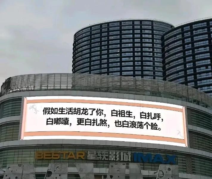 这是哪里的方言？每个字都认识，组合起来却不知道是什么意思。“白”是“不”意思吧？