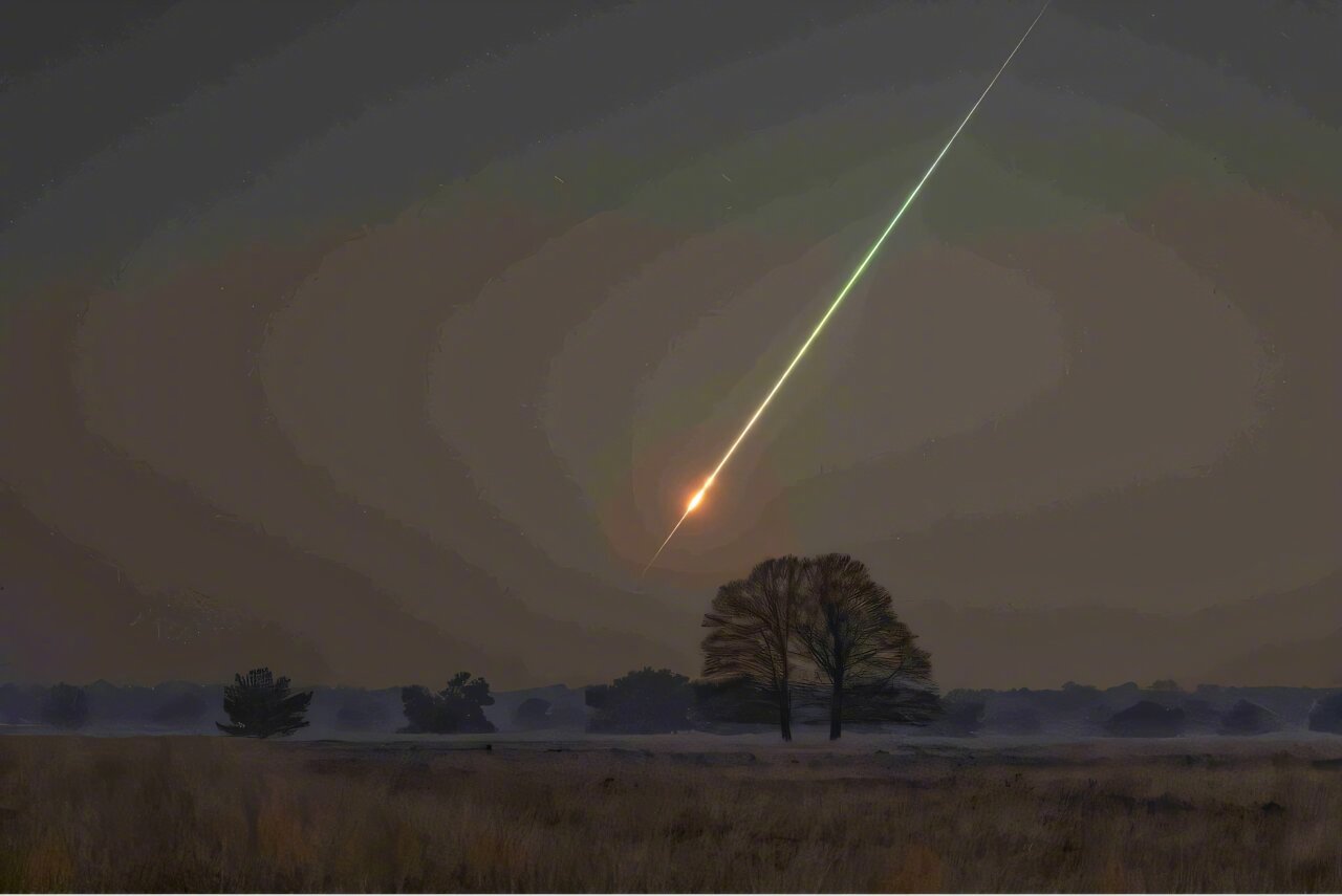 见过流星吗？一道光划过夜空，亮了不到一秒就消失了。课本上说，那是太空中的石头冲进