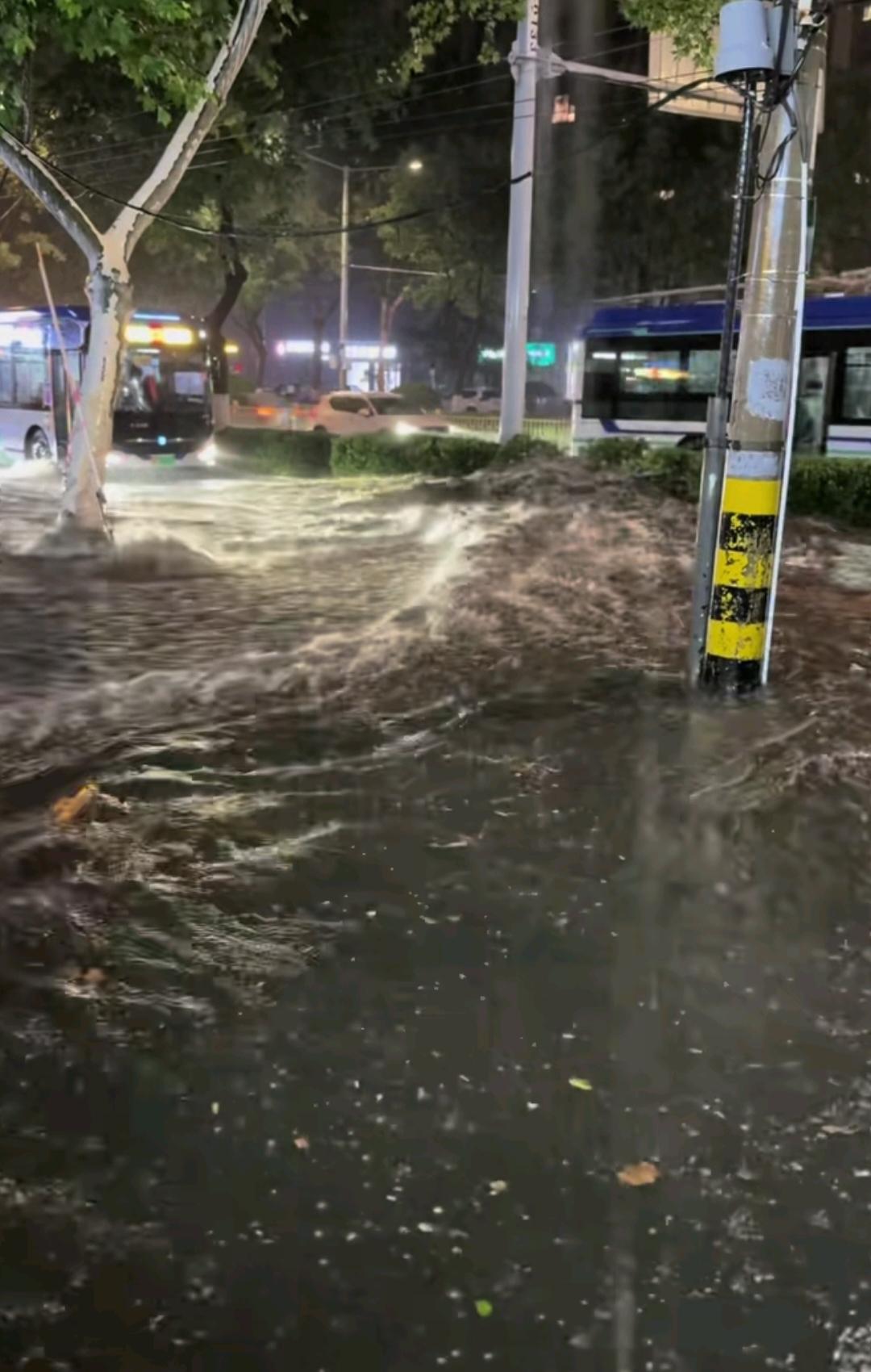 济南下大暴雨了，不知道威海烟台这边什么时候能迎来一场雨，6月份降雨量真是太少了。