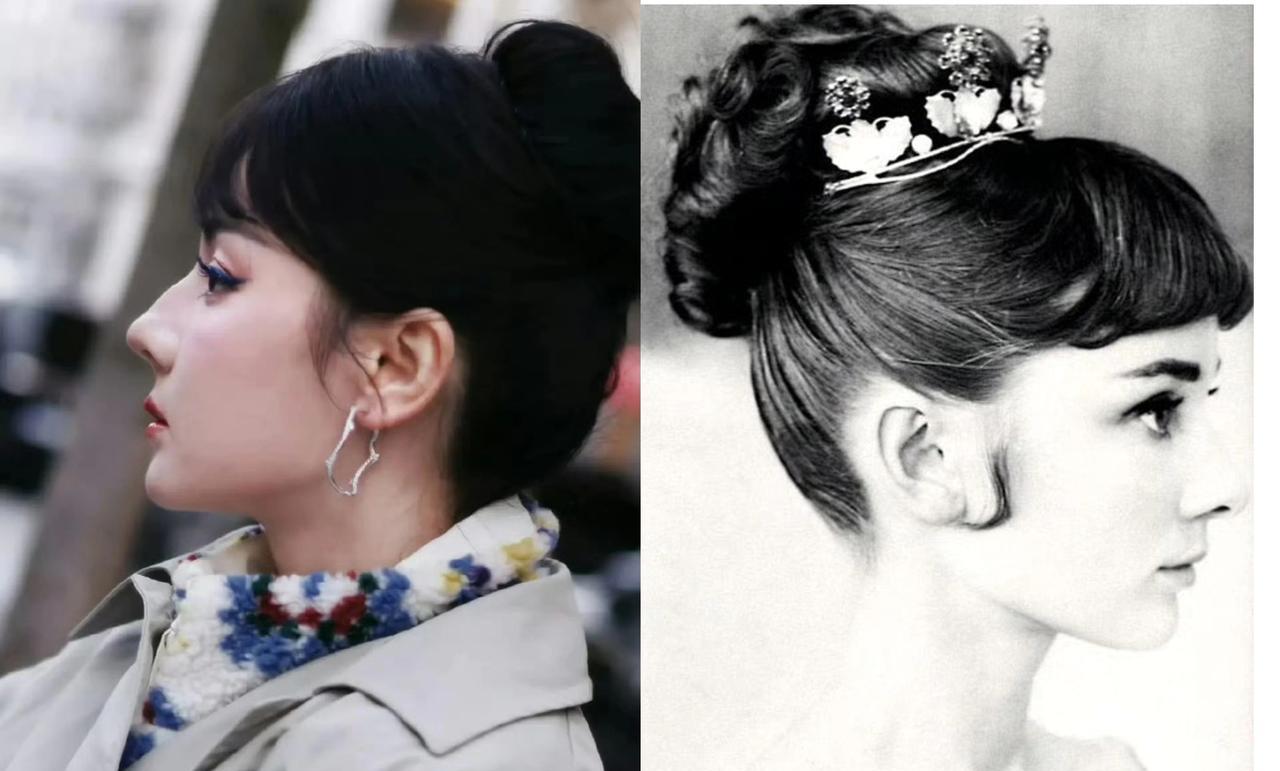 热巴时装周路透真的很有奥黛丽赫本的味了，妥妥的公主殿下[爱心]今年《
