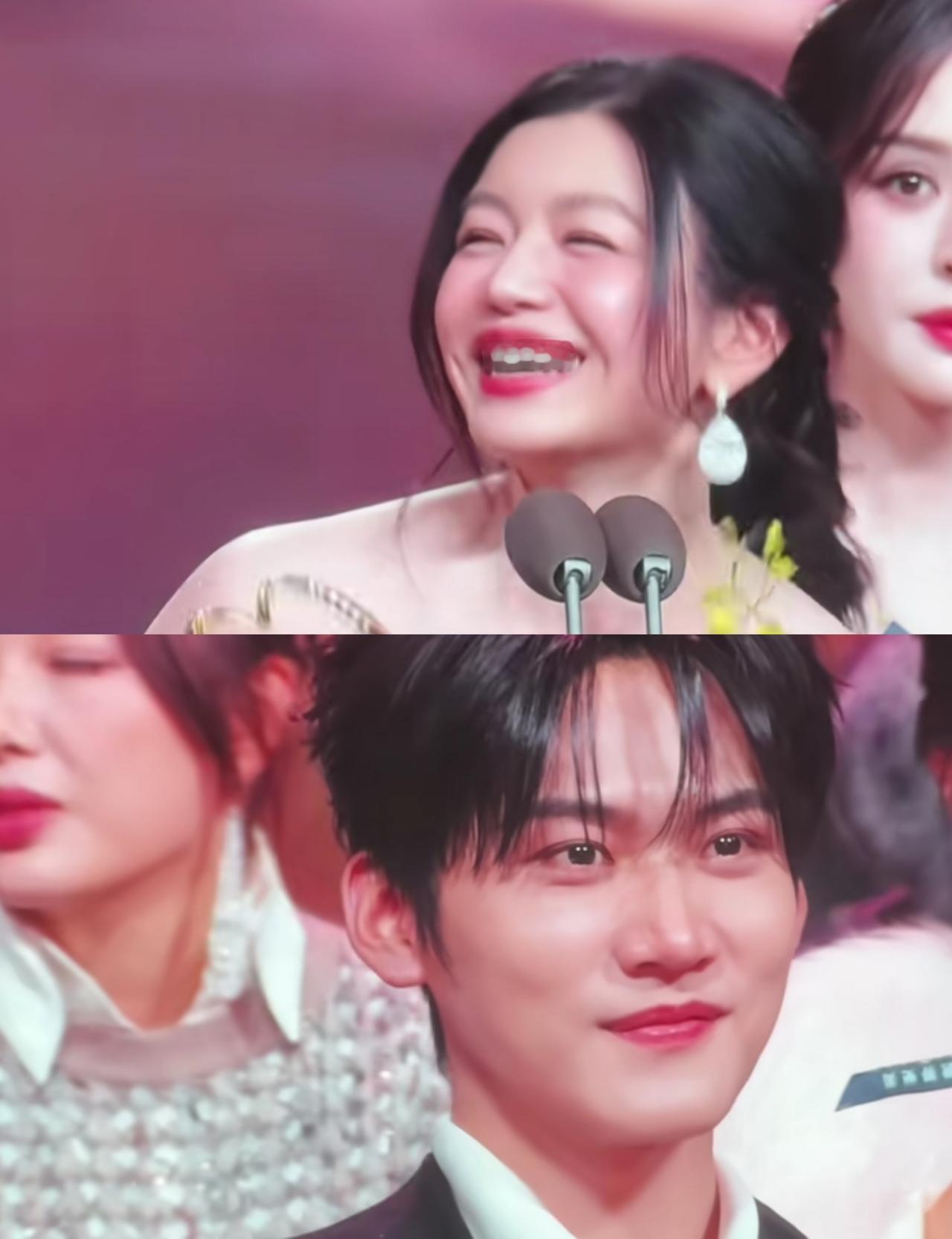 内场爆了。陈妍希在台上，笑得像颗刚熟的水蜜桃，刚吐出“狙击蝴蝶”四个字，台下就