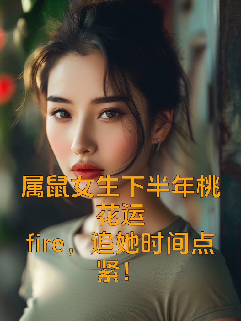 属鼠女生下半年桃花运fire，追她时间点紧！