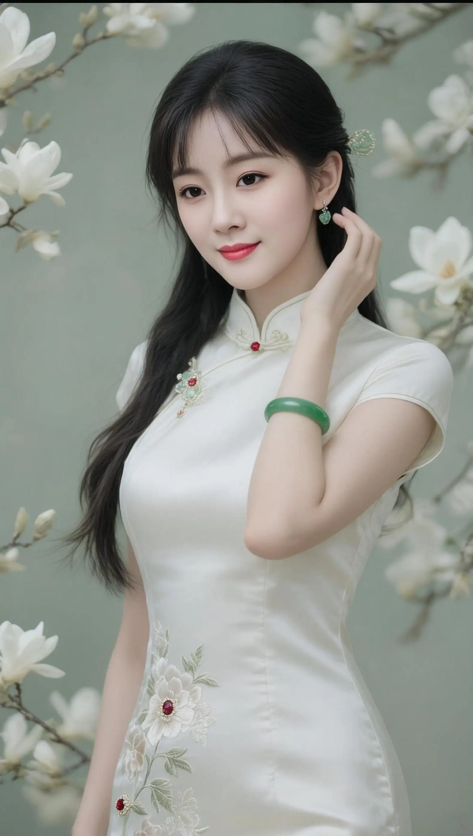 AI玉肌旗袍写真 随变ai随便玩