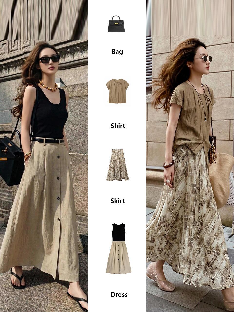 优雅又时髦，老钱风穿搭太高级了！以大地色系为主的搭配，把松弛质感拿捏得恰到好处