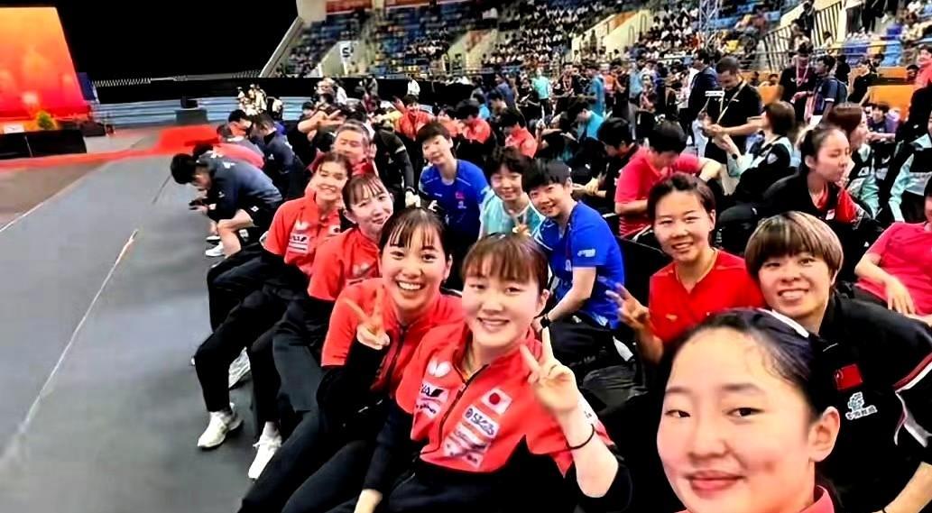 张本美和与桥本，这次被打服帖了！#万能生活指南#日本女队中，对阵国乒女队孙