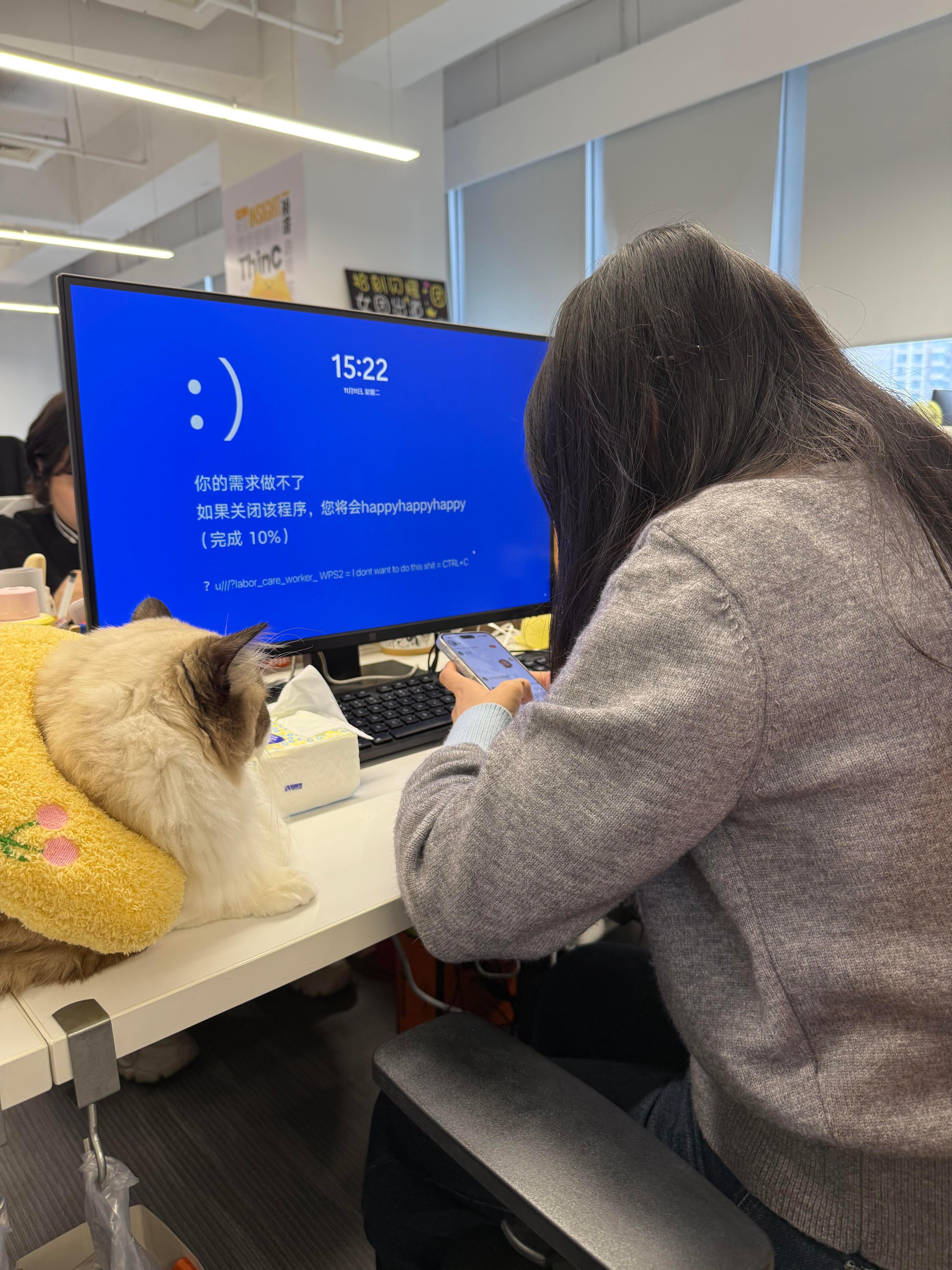 同事用这个壁纸玩手机玩了一下午……