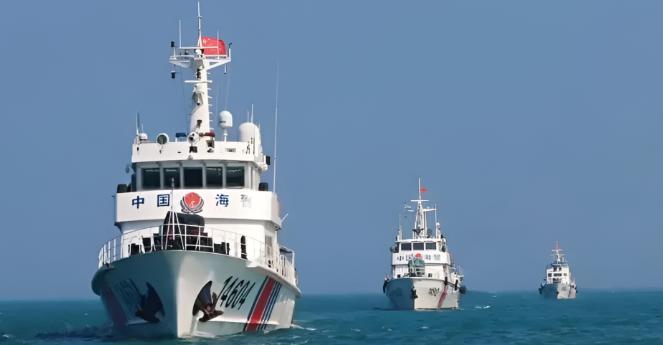 东沙海域这场持续34小时的海上对峙，被台方炒作成“以多打少”的强硬对抗，
