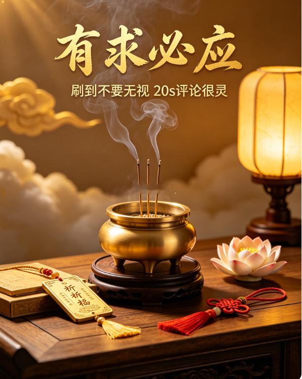 有求必应，停留留言许愿，灵验加倍🙏