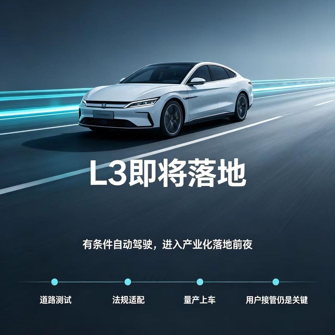 友商们会想尽一切办法，来阻止L3落地呢？L3不落地，大家都是L2，没差别。