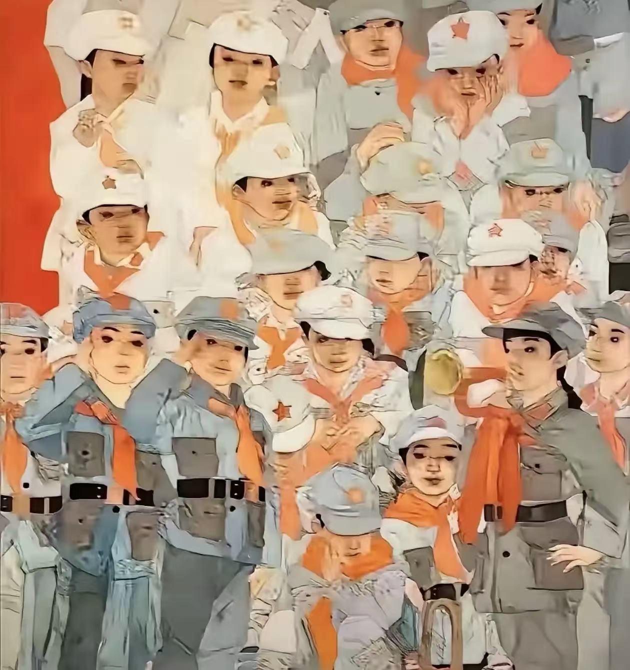 不是我挑事，某大学美术博士为长征九十周年创作的画，真是让人细思极恐啊！不是