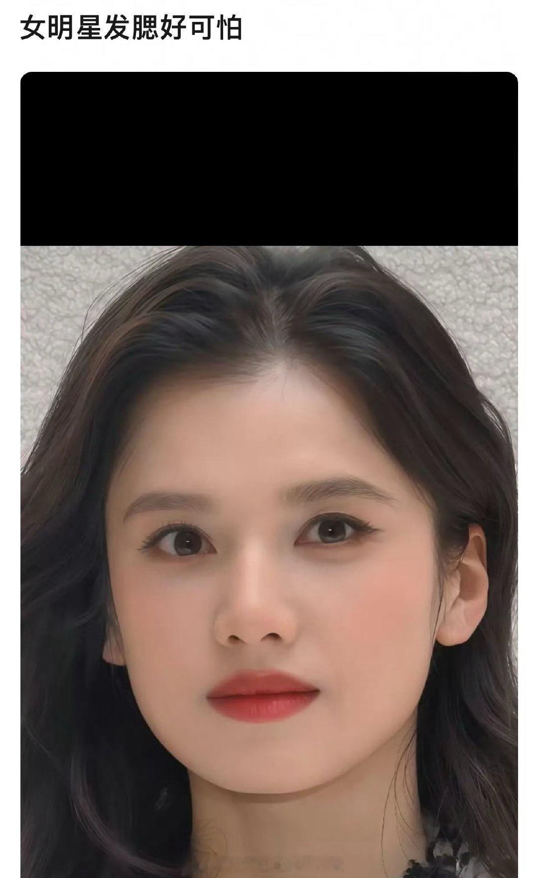 张婧仪这个样子是“发腮”么？方圆脸很大气，内娱也不能统一瓜子脸鹅蛋脸吧，仪子千万