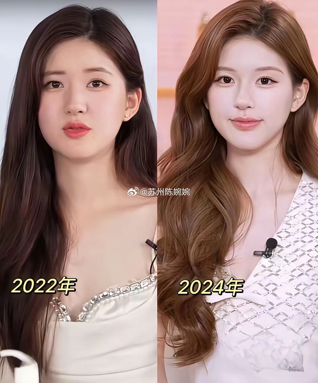 家有没有发现赵露思的容貌和以前不大一样了。以前是耐看型的，现在是乍眼一看很漂亮，
