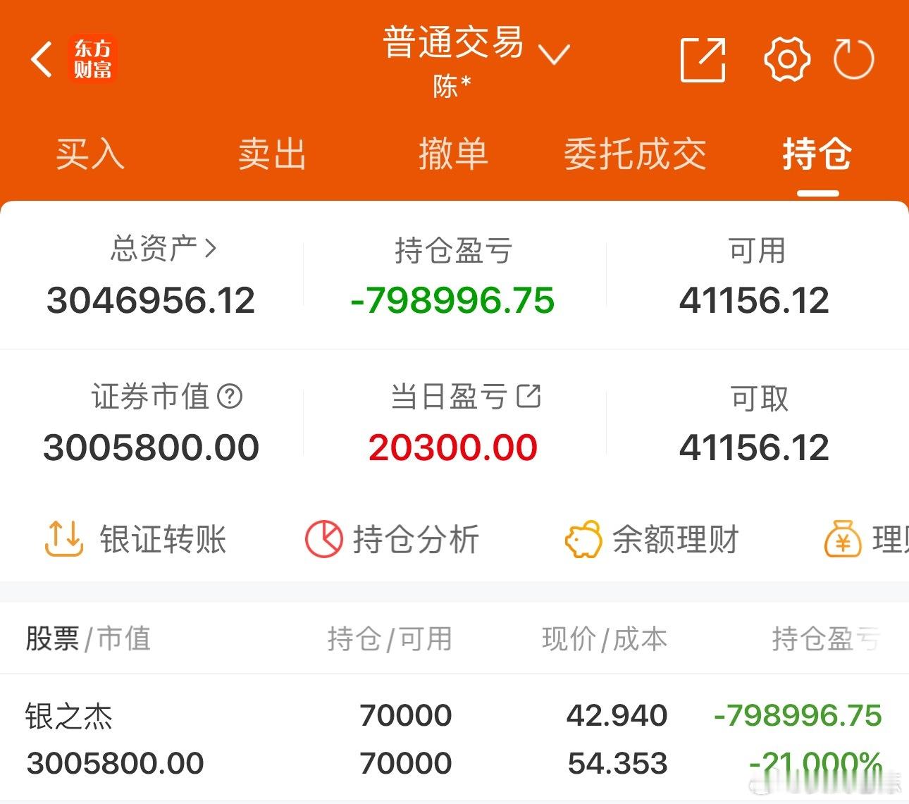 50w实盘挑战一年做到300w（第327天）总资产：304.6万收益：+2030