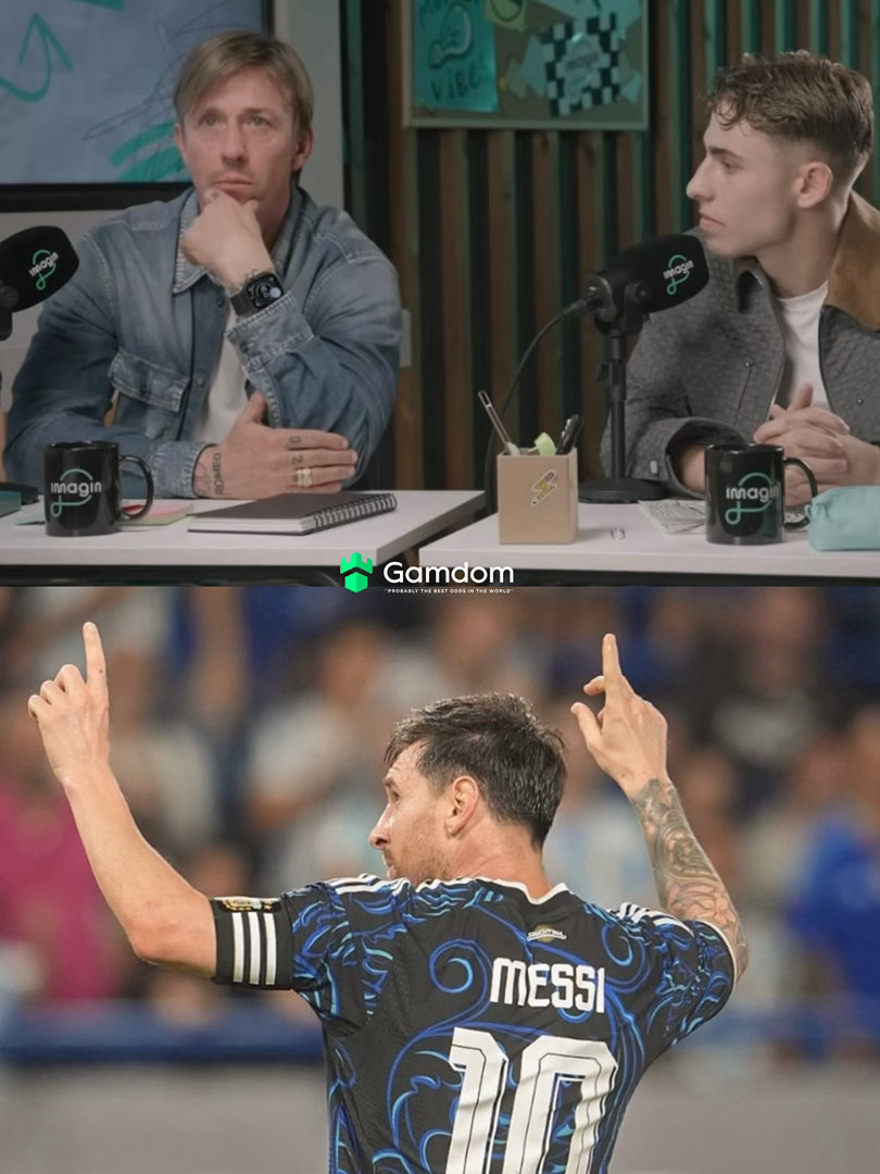 “你一生中最印象深刻的球员是谁？”🎙前皇马球员古蒂：“嗯，对我来说，是梅西。说