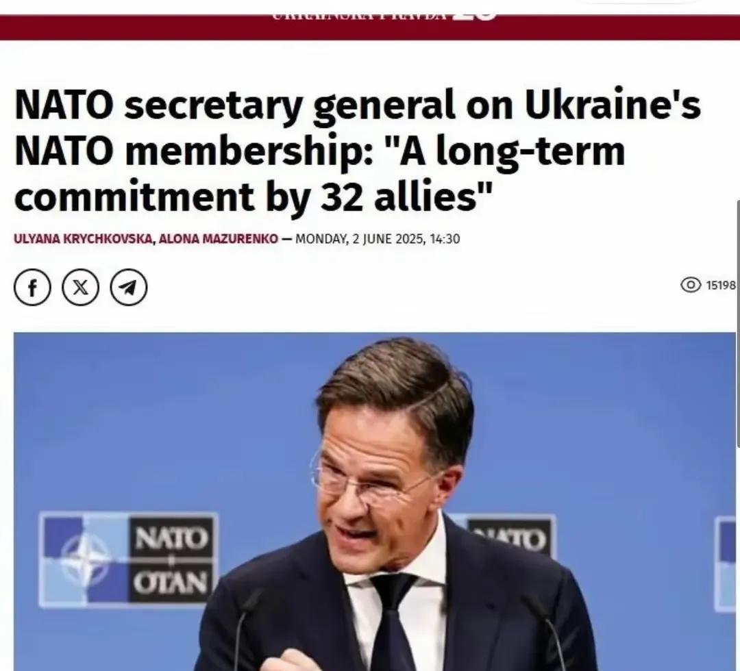 乌克兰:我要加入北约！北约:可以，32个国家都同意！但你必须是非交战国！
