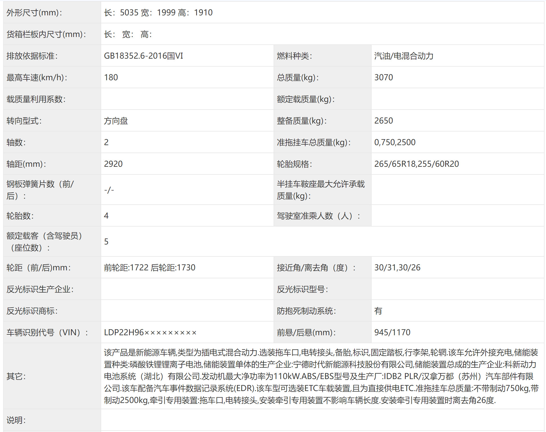 猛士X700公告了，为我的下一台猛士，扒一扒信息申报的两个版本，分别对应不同电池