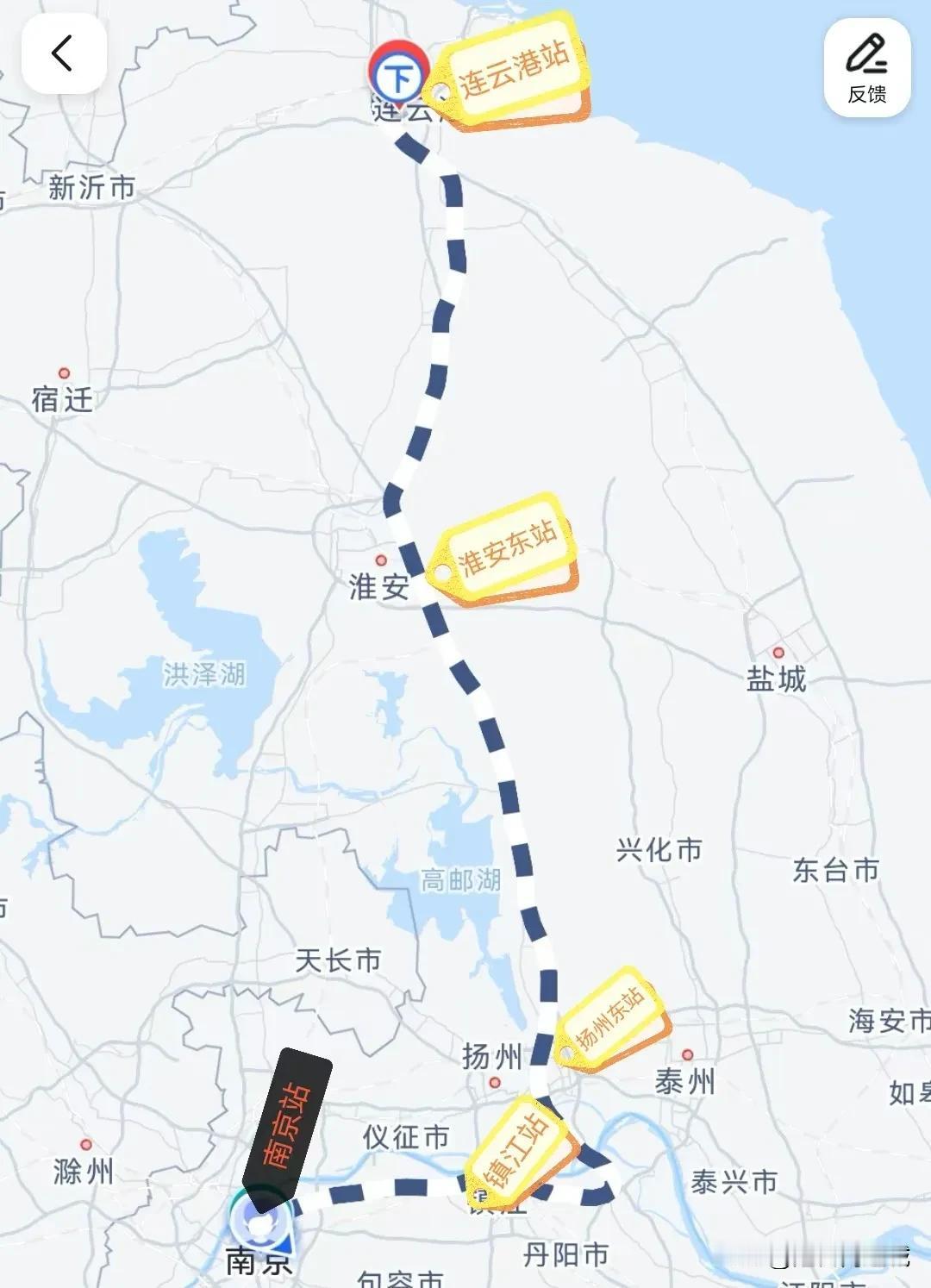 南京到连云港，最快列车还需要2小时24分钟！江苏最远！目前，从南京到省内其他