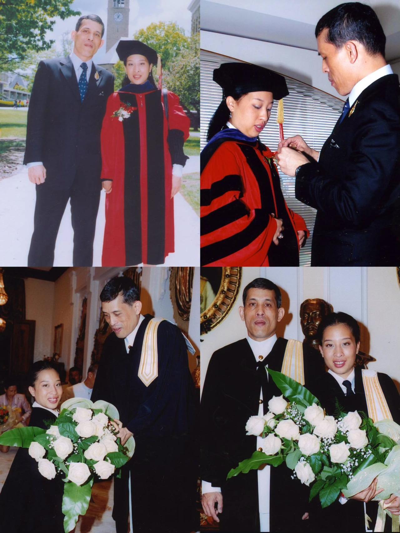帕公主毕业于康奈尔大学，拥有法律博士学位这张照片记录了帕公主最荣耀的时刻——2