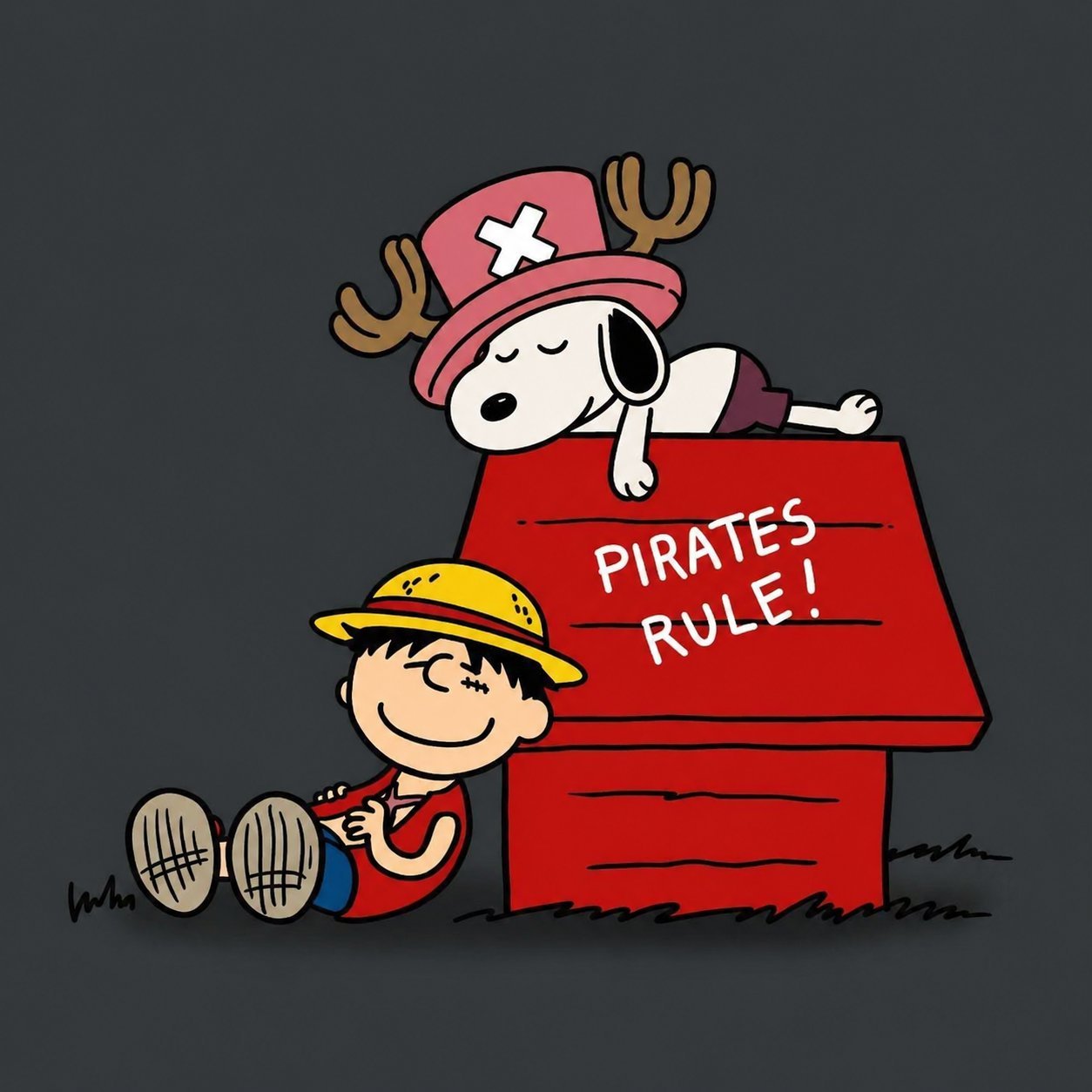 海贼王海贼王史努比✖海贼王